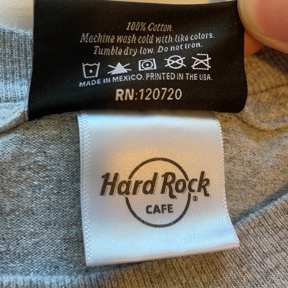 Hard Rock Cafe X The Hundreds Grey T-Shirt (M) - Picture 3 of 3
